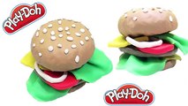 Peppa pig español toys - learn to make play doh hamburger very nice