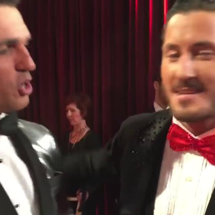 (DWTS FB) Tony Dovolani Backstage Before the Show (Week 6)