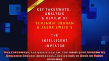READ book  Key Takeaways Analysis  Review The Intelligent Investor by Benjamin Graham and Jason Z Full EBook