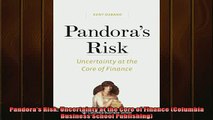 READ book  Pandoras Risk Uncertainty at the Core of Finance Columbia Business School Publishing Full Free