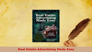 Download  Real Estate Advertising Made Easy Ebook Online