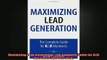EBOOK ONLINE  Maximizing Lead Generation The Complete Guide for B2B Marketers Que BizTech  DOWNLOAD ONLINE