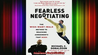 READ book  Fearless Negotiating Full Free