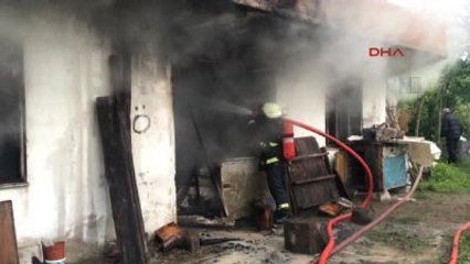 Kocaeli Felçli Yaşlı Kadın Yangında Öldü