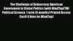 Book The Challenge of Democracy: American Government in Global Politics (with MindTap(TM) Political