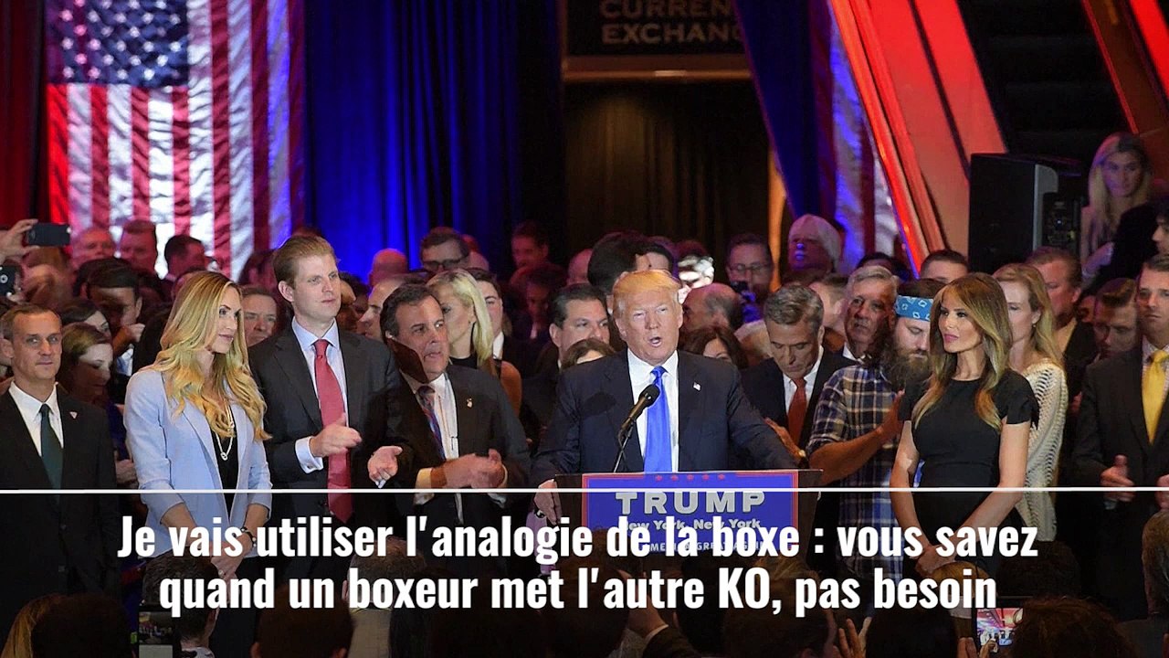 Primaires américaines : Trump affirme avoir déjà mis "KO" ses adversaires