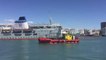 Greek Ferry Starts to Sink in Port of Piraeus