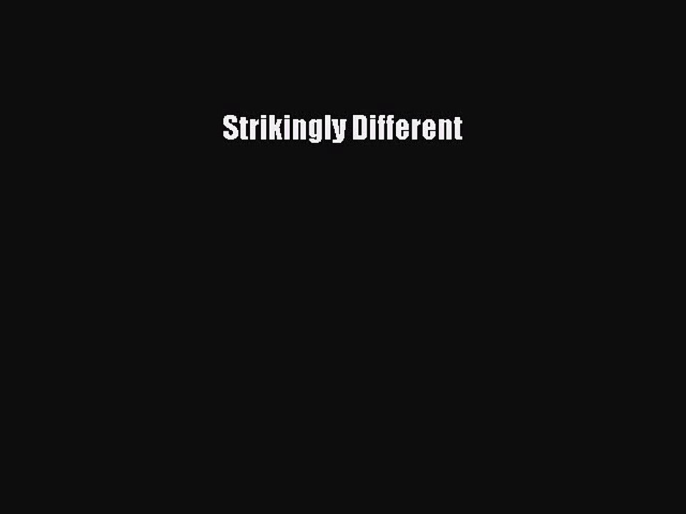 Read Strikingly Different Ebook Free
