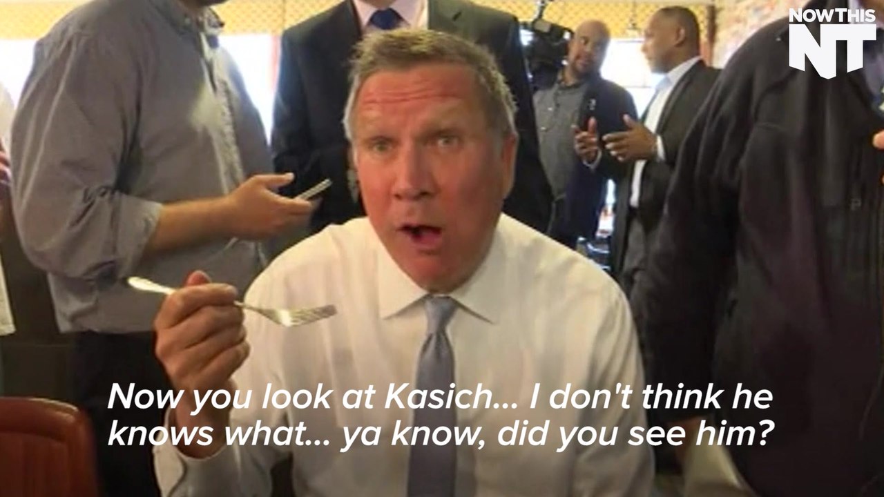 Donald Trump To John Kasich: You Eat Gross