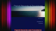 READ book  Payroll Records and Procedures Full Free