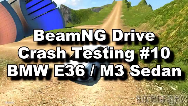 BeamNG Drive Alpha Crash Testing #10 BMW E36 M3 Sedan Beta HD