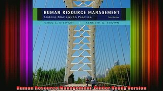 READ book  Human Resource Management Binder Ready Version Full EBook