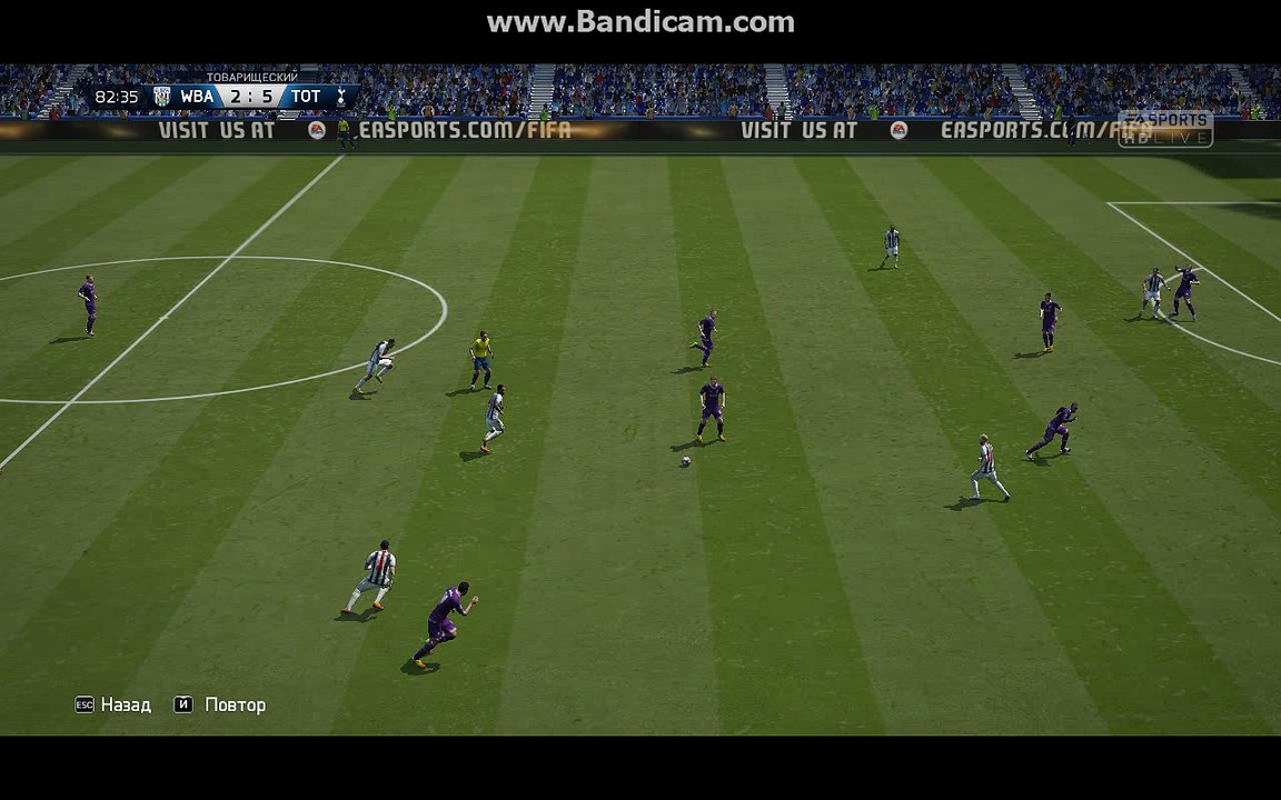 BPL 7 Тур. Вест Бромвич - Тоттенхэм 2:6. Kane, 83'