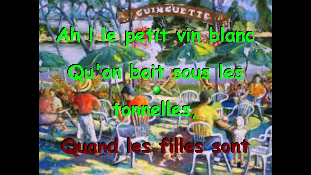 Ah le petit vin blanc