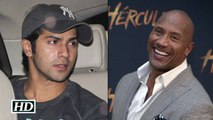 The Rock Wishes Varun Happy Birthday In Style Take A Look