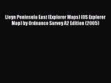 Read Lleyn Peninsula East (Explorer Maps) (OS Explorer Map) by Ordnance Survey A2 Edition (2005)