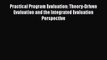 [Read book] Practical Program Evaluation: Theory-Driven Evaluation and the Integrated Evaluation