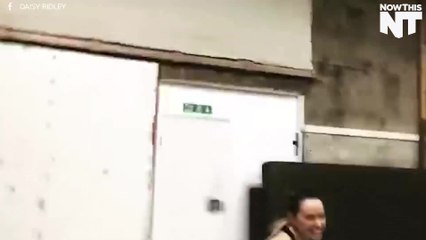 Daisy Ridley Shares Jedi Training Video
