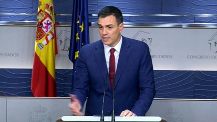 Sánchez: "Ni puedo ni debo someterme a la investidura"