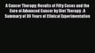 [Read book] A Cancer Therapy: Results of Fifty Cases and the Cure of Advanced Cancer by Diet