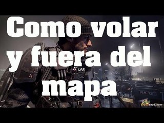 Truco de Advanced Warfare   Como volar y andar sobre todo el mapa Glitch
