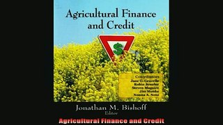 READ book  Agricultural Finance and Credit Full Free