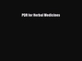[Read Book] PDR for Herbal Medicines  EBook