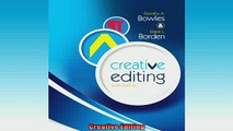 READ book  Creative Editing Free Online