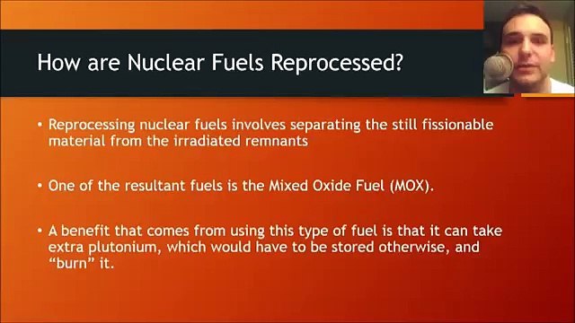 Reprocessing Nuclear Fuels, Energy Conversions