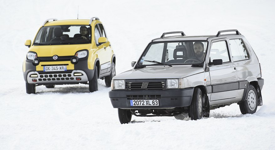 Fiat Panda 4X4 1983 vs. Fiat Panda 4X4 2016 : la...