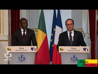 Conférence de presse de la visite du Président Patrice Talon en France