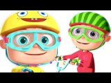 Five Little Babies Cycling On The Street Children Songs - Nursery Rhymes For Kids With Lyrics - 3D Nursery Rhymes For Children
