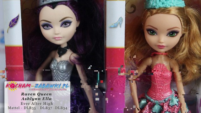 Mattel - Ever After High - Raven Queen & Ashlynn Ella - DLB34 - DLB35 DLB37 - Recenzja