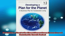 Free PDF Downlaod  Developing a Plan for the Planet Gower Green Economics and Sustainable Growth Series  BOOK ONLINE