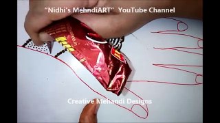 Easy Flowery Khaleeji Style Henna Mehndi Design Tutorial