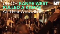 Kanye West Gives ‘Taylor Swift Moment’ Tribute At A Friends Wedding