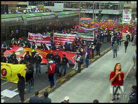 Sectores sociales y sindicales marcharan en Quito