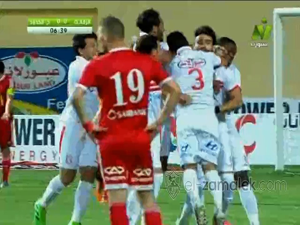 هدف الزمالك الاول| باسم مرسى| الزمالك 1-0 حرس الحدود| الدورى المصرى الممتاز 2015/2016| الاسبوع الخامس و عشرون
