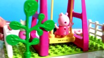 Peppa Pig Playground Swing Construction Building Blocks with Kinder Surprise My Little Pony
