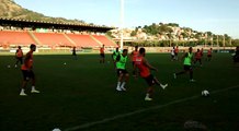 Jogadores da Desportiva treinam visando a final do Capixabão 2016 contra o Espírito Santo