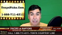 Toronto Raptors vs. Indiana Pacers Free Pick Prediction Game 5 NBA Pro Basketball Odds Preview 4-26-2016