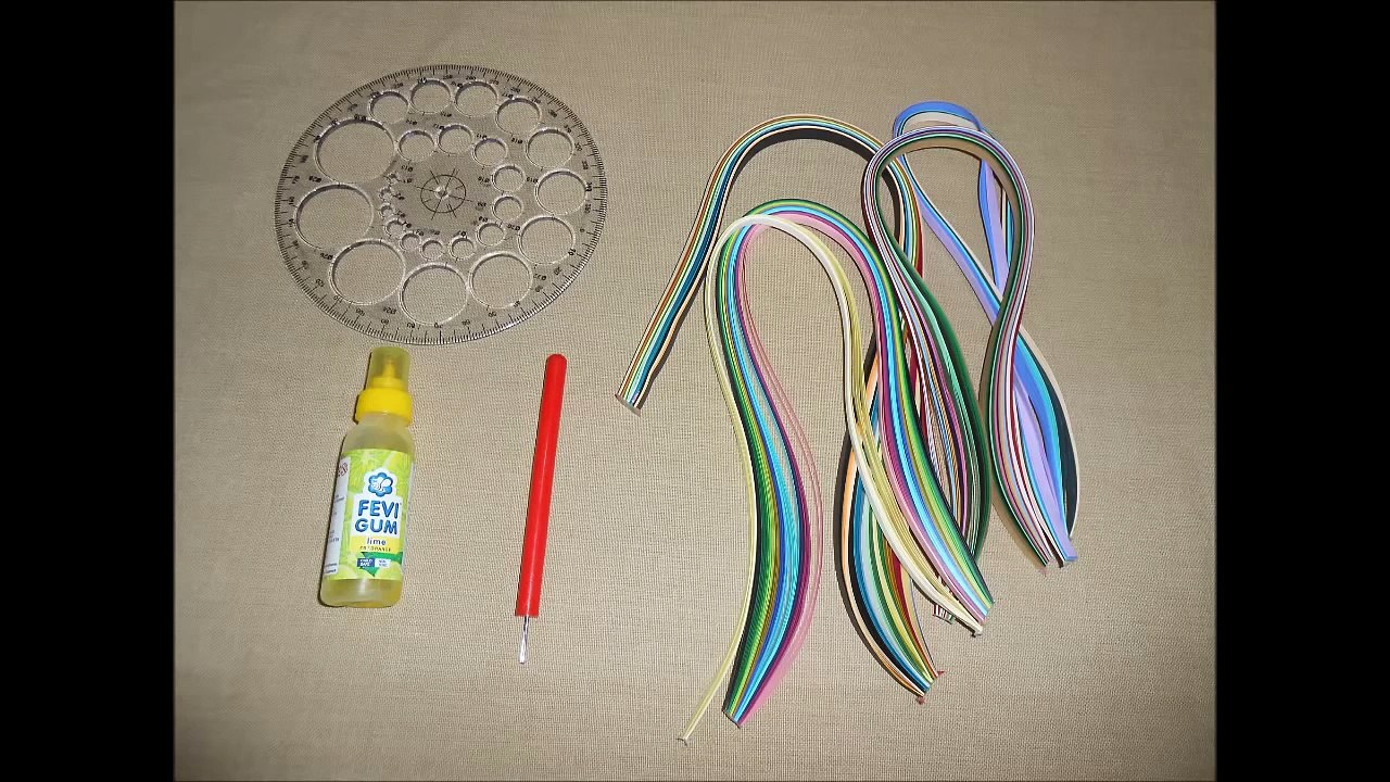 كيف أتعلم المبادئ الأساسية لتقنية لف الورق  - quilling paper -