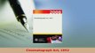 PDF  Cinematograph Act 1952  EBook