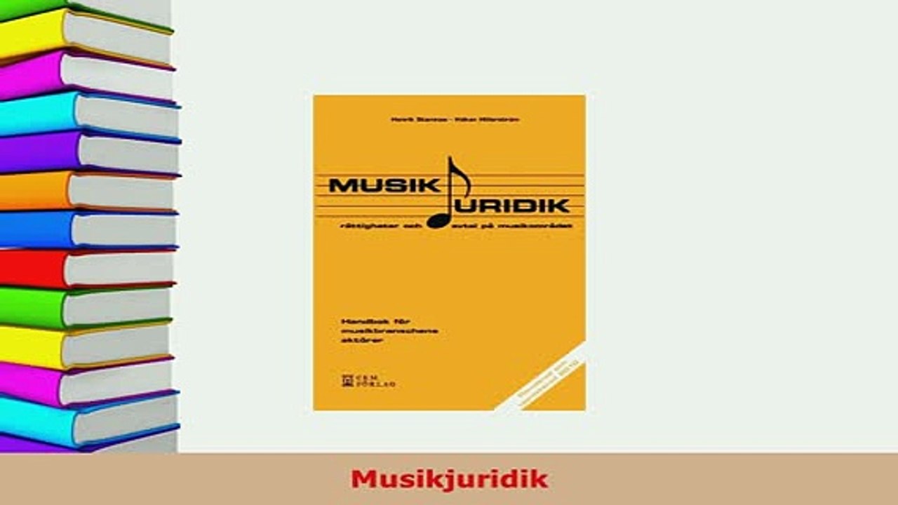 PDF  Musikjuridik Free Books