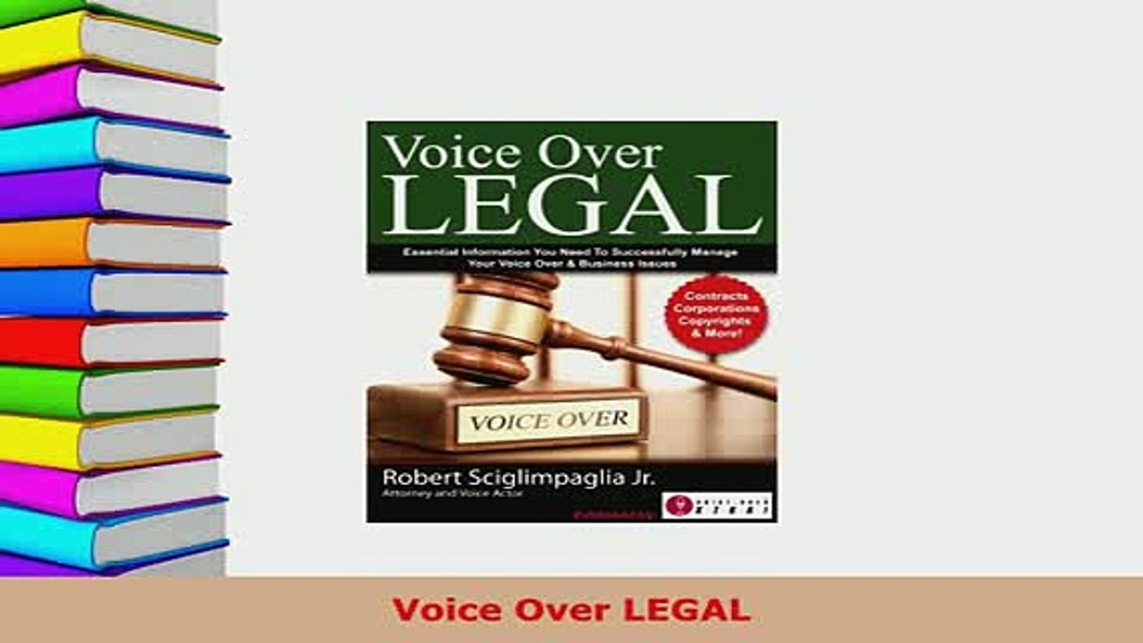 Download  Voice Over LEGAL  EBook