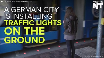 Germany Installs Traffic Lights At Ground Level