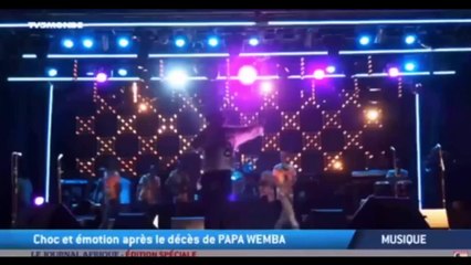 Papa Wemba a été assassiné? changement de micro empoisonné dans son dos?r Bizarre...