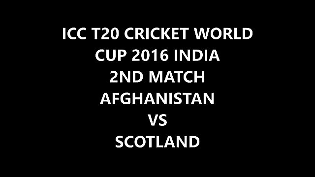 Afghanistan vs Scotland ICC T20 Cricket World Cup 2nd Match PTV Sport Latest Frequency and Biss Key