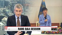 President Park holds Q&A session with Korea's media leaders