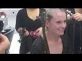Blonde Woman Self HeadShave - video dailymotion